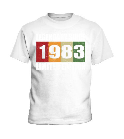 40th birthday vintage 1983 legendary since 1983 Kids T-Shirt