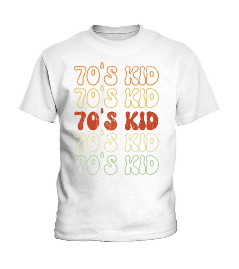 70s Kid 1970 Vintage Seventies Party 1970s Kids T-Shirt