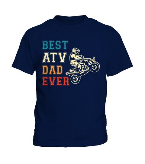 all terrain vehicles Best DAD retro vintage theme Kids T-Shirt