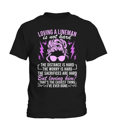 Electrical Linemans Wife Lineman Spouse Funny Kids T-Shirt