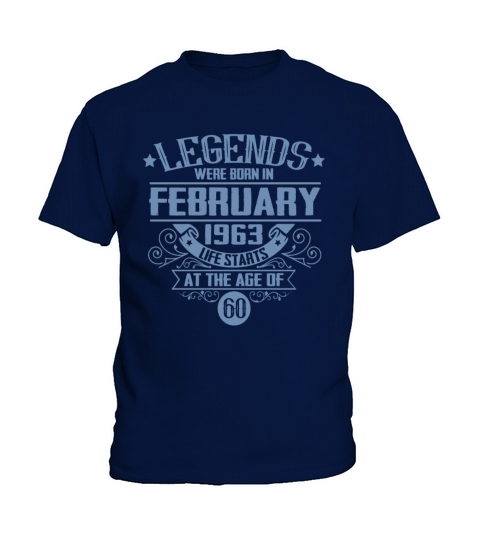 Legendary since February 1963 Legend Vintage Kids T-Shirt