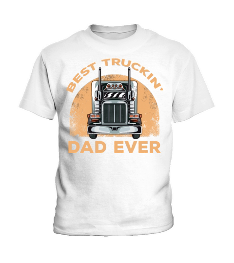 Trucker Best Vintage Truckin Kids T-Shirt