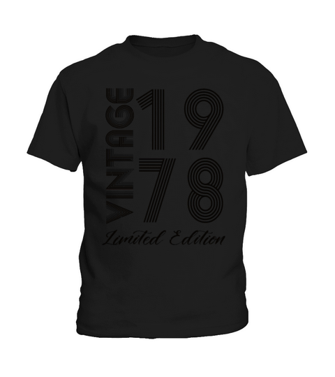 Vintage 1978 Vintage Birthday Retro Vintage Kids T-Shirt