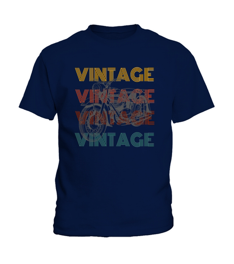 VINTAGE Motorcycle Kids T-Shirt