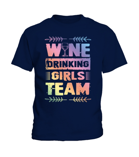 wine drinking girls Kids T-Shirt