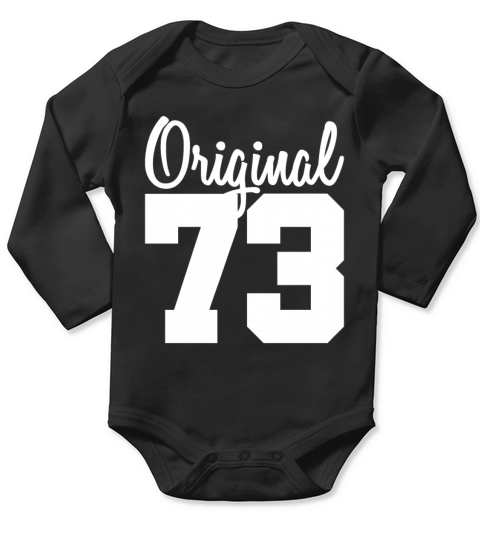 49th Birthday Women Men Original Vintage 1973 Long Sleeve Baby One-Piece
