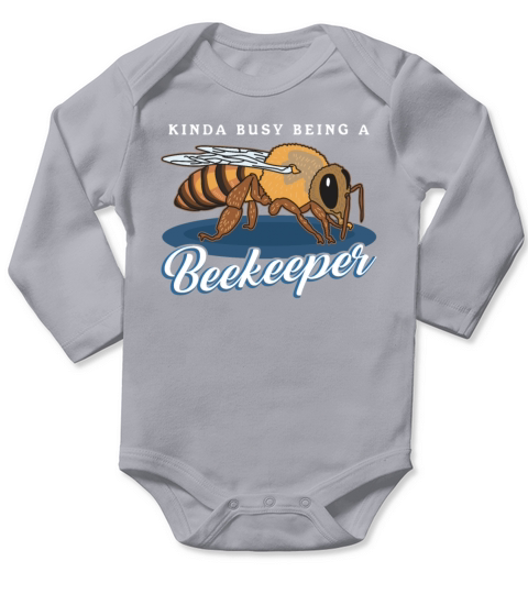 Beekeeping Being A Beekeeper Long Sleeve Baby One-Piece