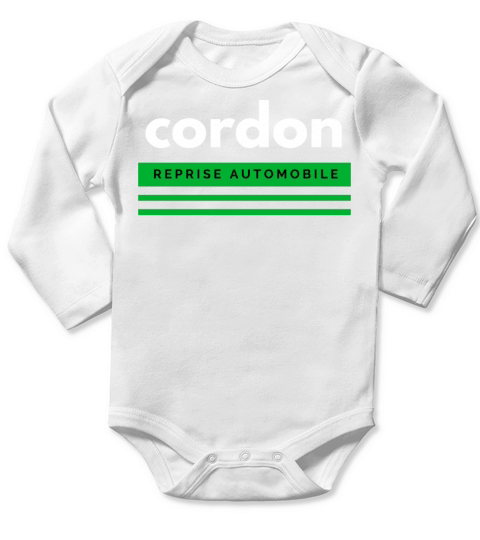 cordon reprise automobile Long Sleeve Baby One-Piece