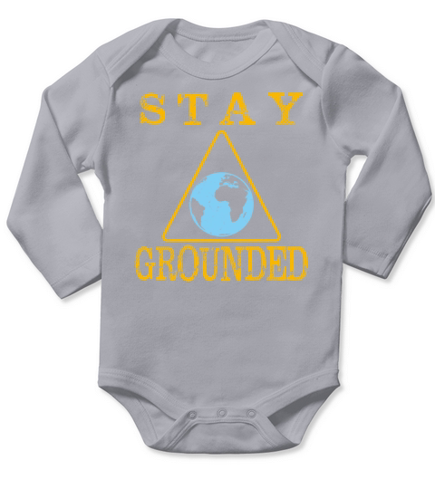 Stay Grounded Power Electrical Journeyman Lineman Long Sleeve Baby One-Piece