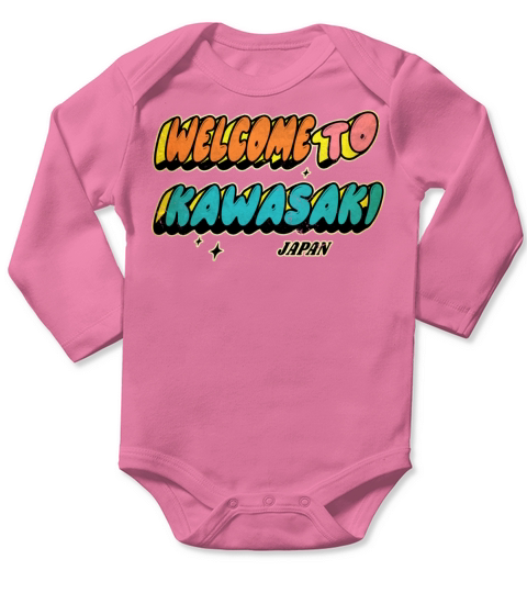 Welcome to Kawasaki Japan Design Long Sleeve Baby One-Piece