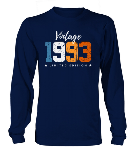 30 Years Vintage 1993 Retro 30th Birthday Long sleeved Unisex