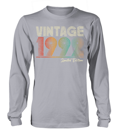 31 Years Old Vintage 1992 31st Birthday Gifts Long sleeved Unisex