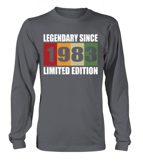 40th birthday vintage 1983 legendary since 1983 Long sleeved Unisex
