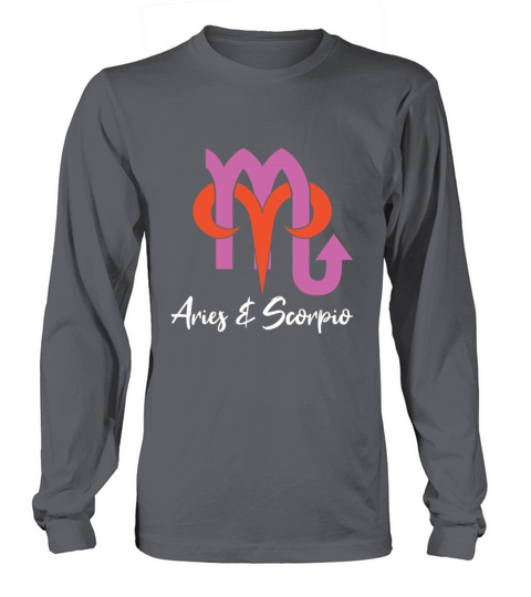 Aries and Scorpio Couples Horoscope Zodiac Long sleeved Unisex