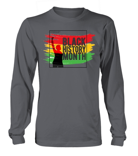 Black history month design logo 2023786 Long sleeved Unisex