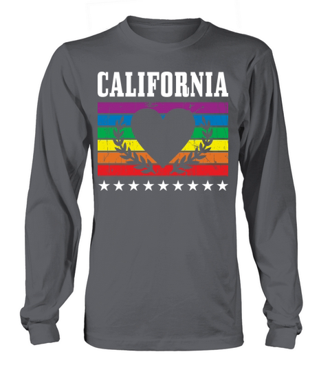 California Pride Flag Pride Month LGBTQ Flag LGBT Long sleeved Unisex