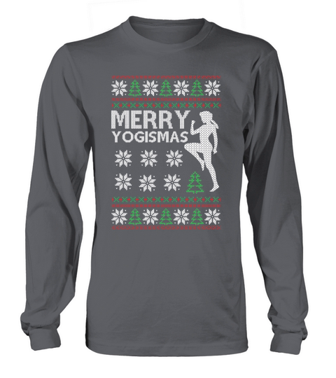 Merry yogisms ugly Christmas sweater Long sleeved Unisex