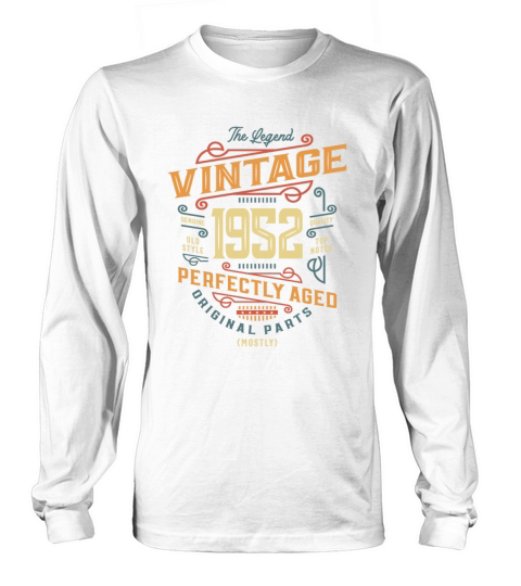 Vintage 1952 71st Birthday Long sleeved Unisex
