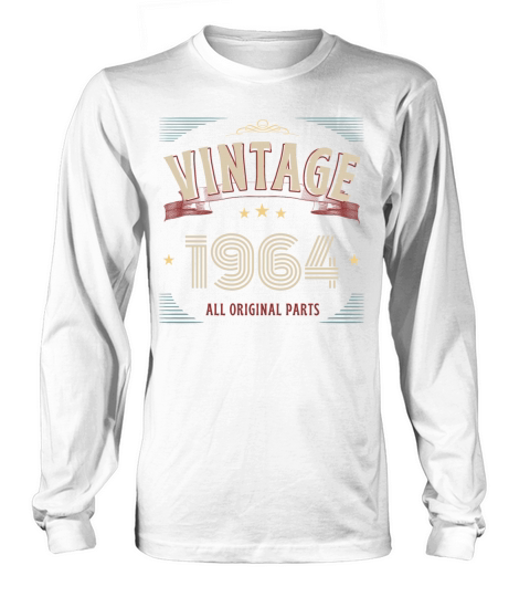 VINTAGE 1964 ALL ORIGINAL PARTS Long sleeved Unisex