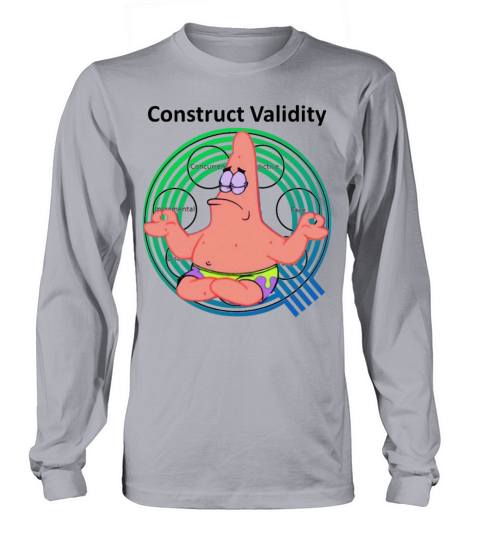 Vintage Meme Quantitude Construct Validity Long sleeved Unisex