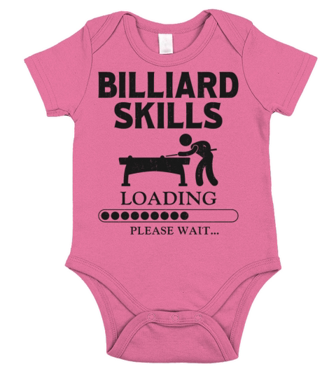 Billiards Pool Player Ball Vintage Short Sleeve Baby One-Piece