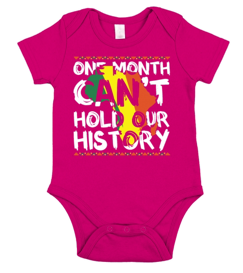 Black History Month USA Afro America African Short Sleeve Baby One-Piece