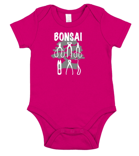 Bonsai tree pot gift tool Short Sleeve Baby One-Piece