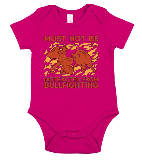 Bullfighting Must Not Be Loves Torero Bullfighter Short Sleeve Baby One-Piece