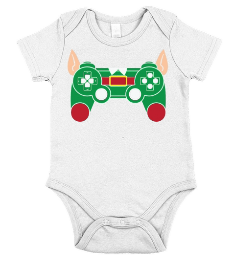 Christmas Game Controller Christmas Shirt Short Sleeve Baby One-Piece