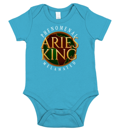 Dope Aries King Astrology Zodiac Unapologetically Short Sleeve Baby One-Piece