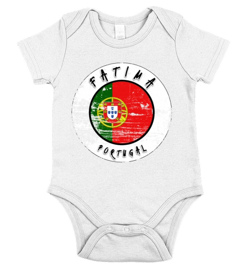 Fatima Portugal Vintage Short Sleeve Baby One-Piece