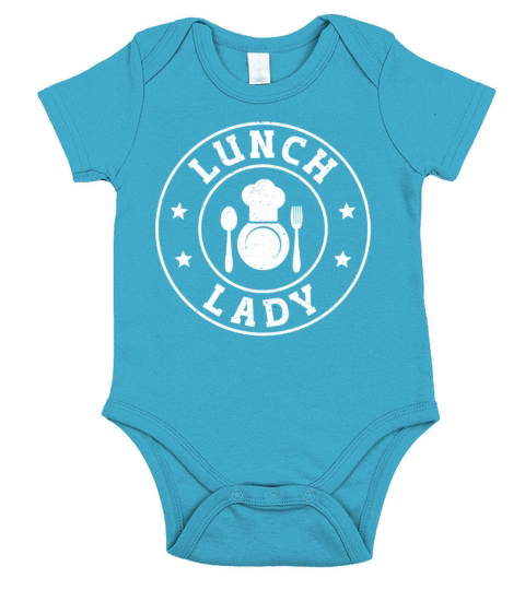 Food Service Lunch Lady Short Sleeve Baby One-Piece