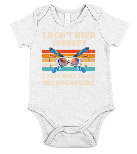 Funny Snowboarding Design For Snowboarder Cool Short Sleeve Baby One-Piece
