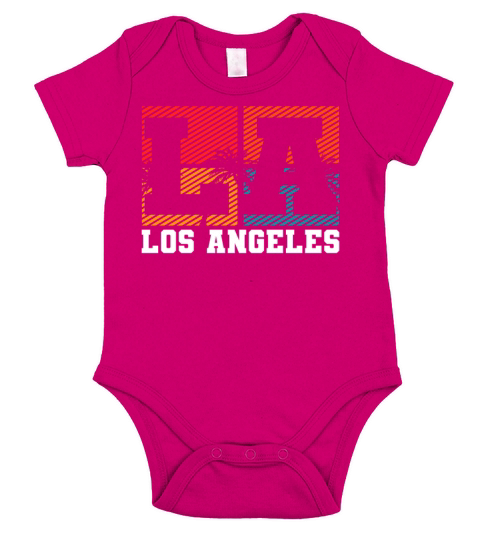Los Angeles LA California Gift Short Sleeve Baby One-Piece