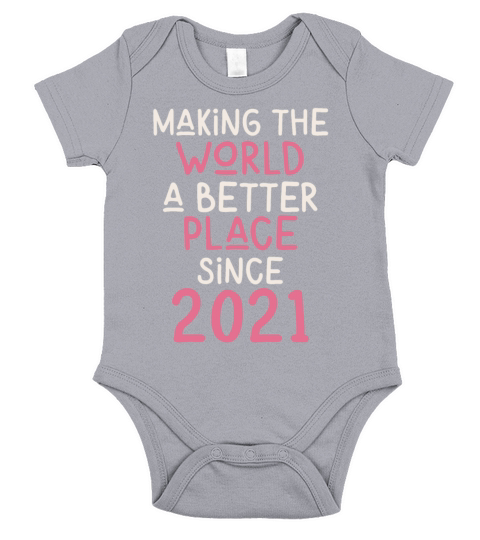 Making the World a better place since 2021 Short Sleeve Baby One-Piece