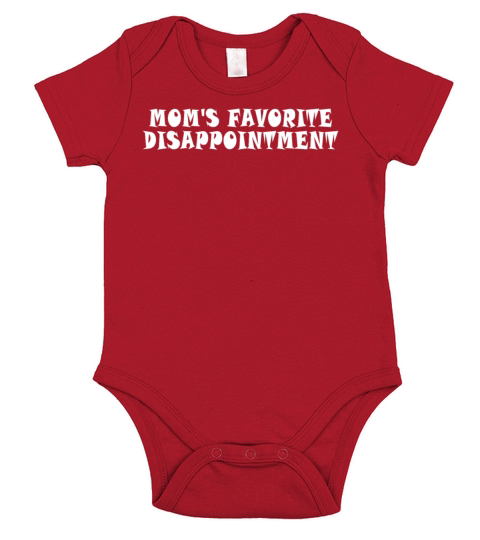Moms Favorite Disappointment Mom Life Mama Mother Short Sleeve Baby One-Piece