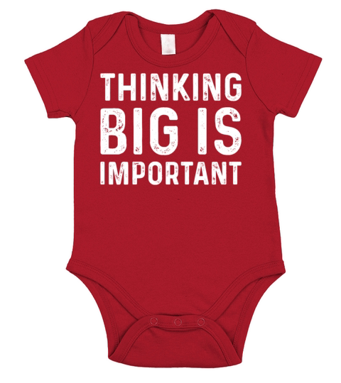 Motivational Entrepreneur - Thinking Big Is Import Short Sleeve Baby One-Piece