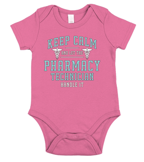 Pharmacy Technician Keep Calm And Loves Medication Short Sleeve Baby One-Piece