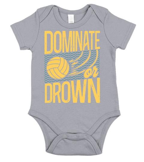 Water Polo Vintage Dominate Or Short Sleeve Baby One-Piece