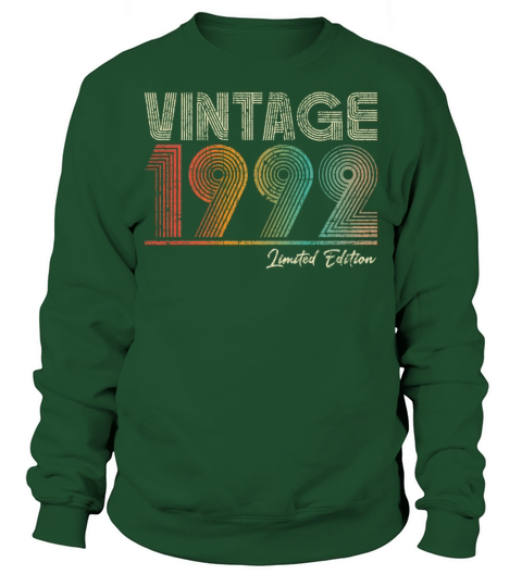31 Years Old Vintage 1992 31st Birthday Gifts Sweatshirt Unisex