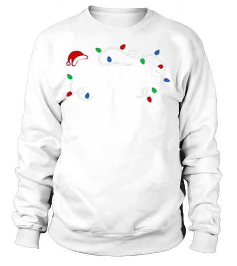 Christmas Crew Lights Hat Matching Pajama Group Sweatshirt Unisex