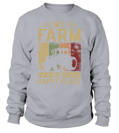 Farming Farmer Girl Vintage Sweatshirt Unisex