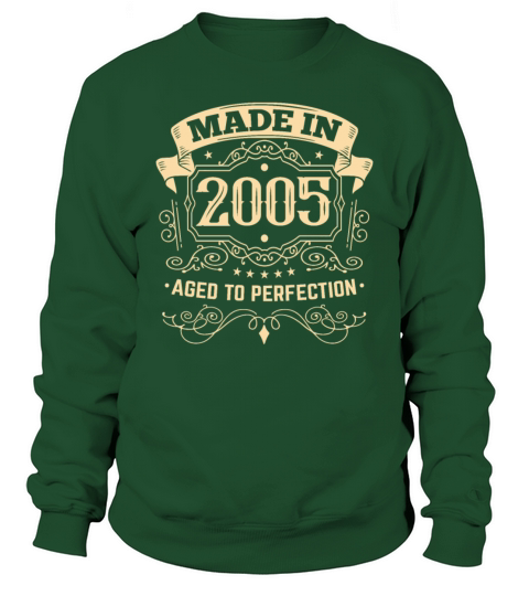 Made in 2005 vintage birthday Sweatshirt Unisex