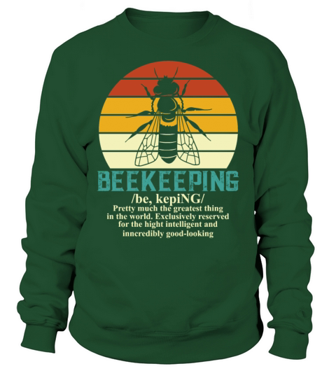 Retro Beekeeper Beekeeping Bumblebee Vintage Sweatshirt Unisex