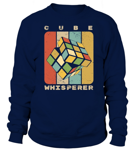 Rubix Cube Whisperer Vintage Speed Cubing Youth Ma Sweatshirt Unisex