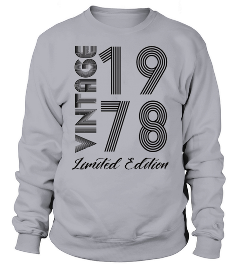 Vintage 1978 Vintage Birthday Retro Vintage Sweatshirt Unisex