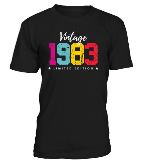 40 Years Vintage 1983 Retro 40th Birthday T-Shirt Unisex