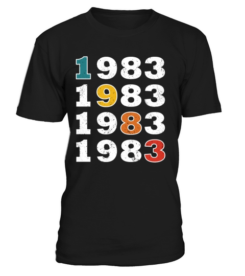 40th birthday vintage 1983 retro vintage style T-Shirt Unisex