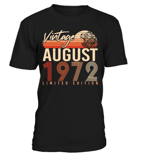 50th Anniversary Of August 1972 T-Shirt Unisex