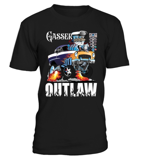 Gasser Outlaw Class Vintage Drag Racing Race Car T-Shirt Unisex